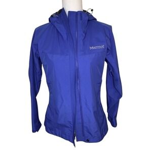 Marmot‎ Minimalist Jacket Hooded Gortex Women XS Blue